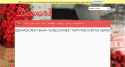 Desktop Screenshot of dewarscandy.com